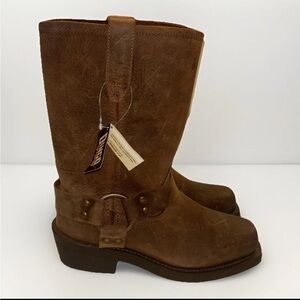 Dingo leather Brown Harness Boot DI7374 Stylish Western Footwear Size 6.5 M